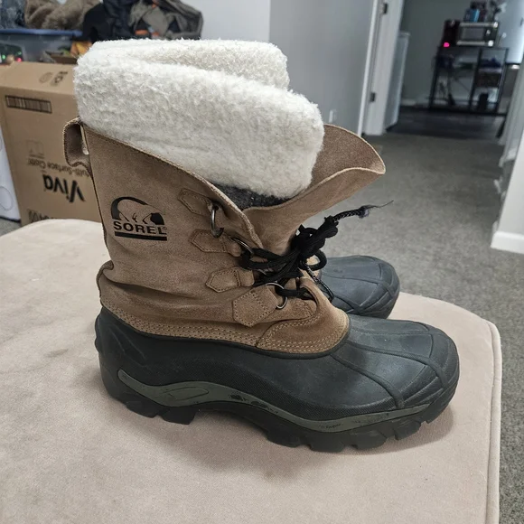 Sorel Chilanko Winter Boots Size 9 Brown Waterproof Insulated - Picture 3 of 7